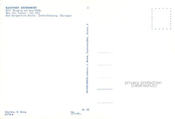 Waging See Gasthof Unterwirt – Bild 2
