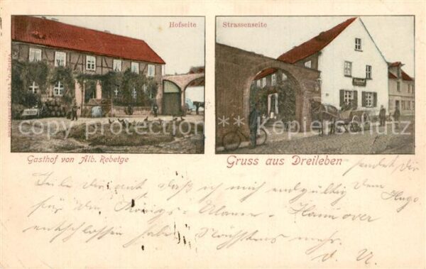Dreileben Gasthaus von alb. Rebetge