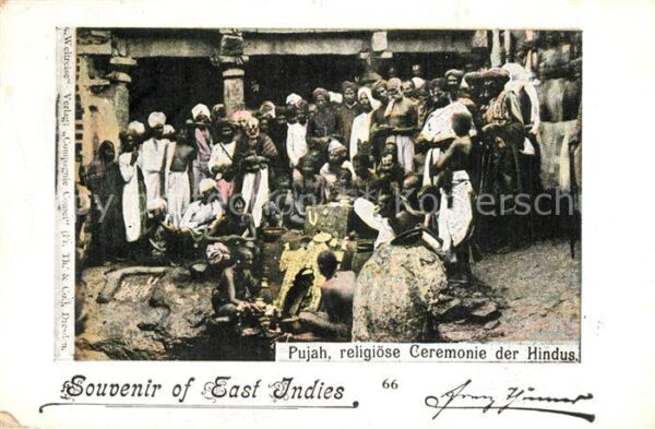 Benares Pujah religi?se Ceremonie der Hindus