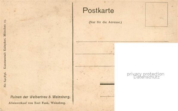Weinsberg Ruinen der Burg-Weibertreu – Bild 2