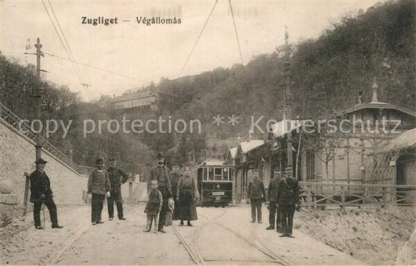 Zugliget Budapest Vegallomas Bahnhof Soldaten