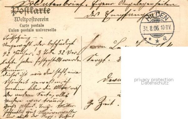 Muengsten Sturm-Katastrophe im Bergischen Land 14. August 1906 – Bild 2