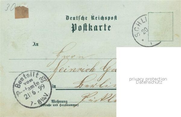 Schlitz Marktplatz Schloss Mondschein – Bild 2