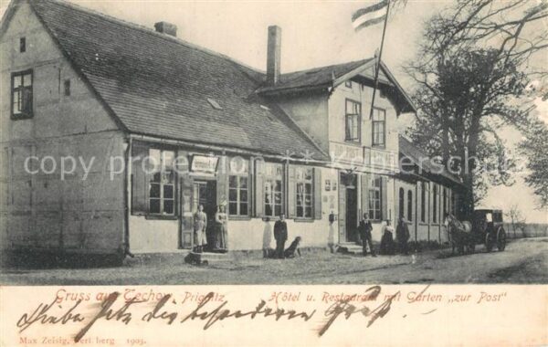 Prignitz Techow Hotel Restaurant Garten Zur Post
