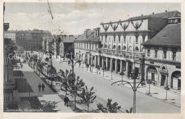 Sosnowiec Sosnowitz Hauptstrasse