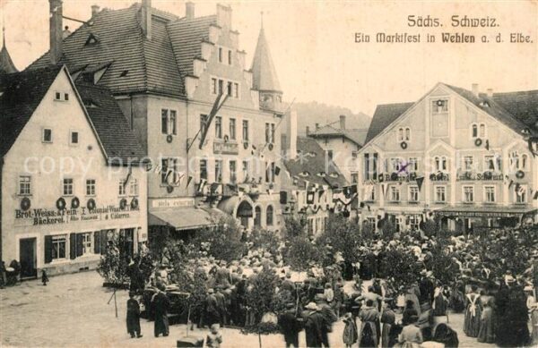Wehlen Sachsen Marktfest