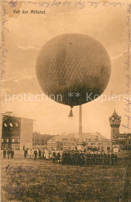 Reinickendorf Gasballon vor der Abfahrt