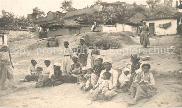 ueskueb Uskub Strand Frauen mit Kindern