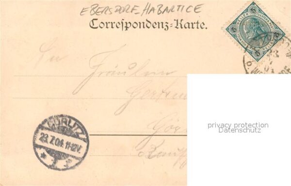 Ebersdorf Habartice Lausitz Boehmen Gasthaus Frische Quelle – Bild 2