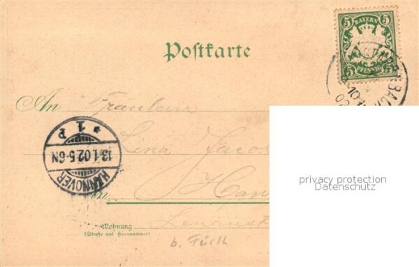 Burgfarrnbach Schloss Kapelle Gruft Eisenbahnbruecke Gasthof zur Post – Bild 2