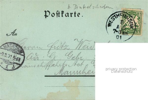 Kobel Dinkelscherben Kirche Stadtansicht – Bild 2