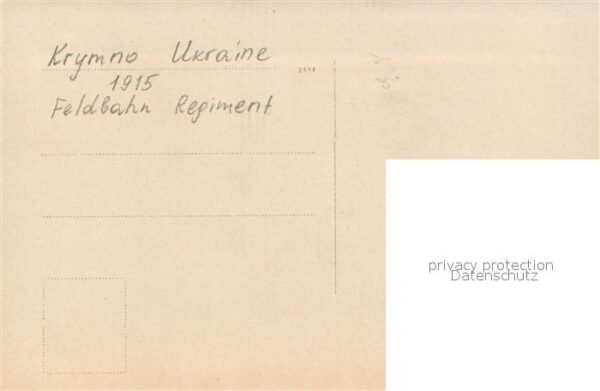 Krymno Feldbahn Regiment – Bild 2