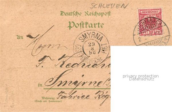 Reichenbach Schlesien Dzierzoniow Panorama Kreisstandehaus Kriegerdenkmal Kaiser – Bild 2