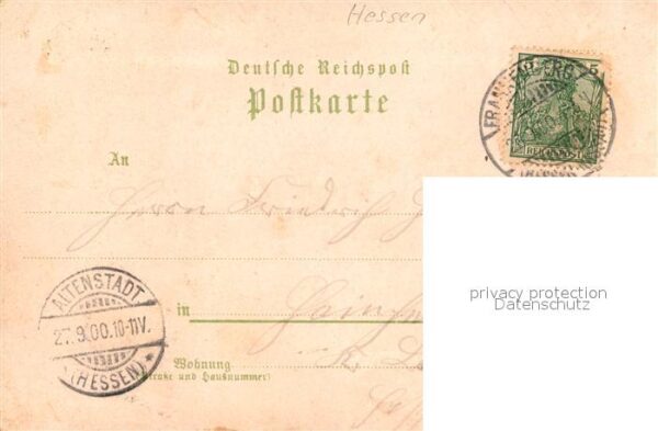 Frankenberg Eder Oberer Markt Post Rathaus Bahnhof Lutherische Kirche – Bild 2