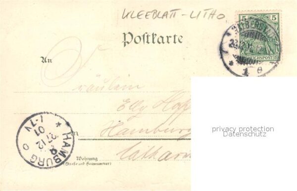 Spiegelsbergen Mausoleum Schloss Turm Das grosse Fass Kleeblatt Litho – Bild 2