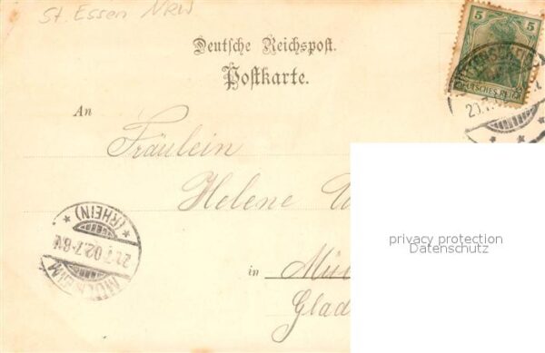 Ruettenscheid Restaurant zur Flora Kolonie Altenhof Krupp Carl Doerrenhaus Zur F – Bild 2