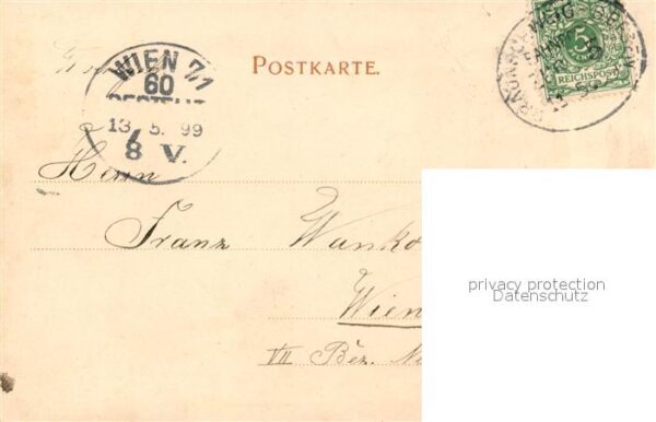 Bockenem Marktplatz Kaiserliches Postamt Kirche Bahnhof – Bild 2