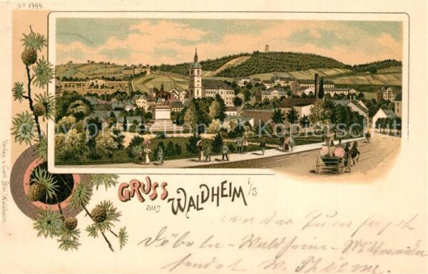 Waldheim Sachsen Kirchheim Panorama