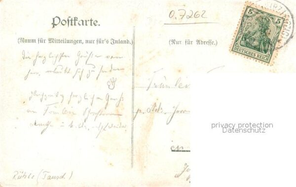 Bortewitz Gasthof Dorfstrasse Litho – Bild 2