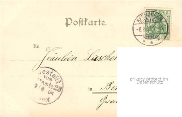 Wickerode Panorama Gasthaus zur Linde Litho – Bild 2
