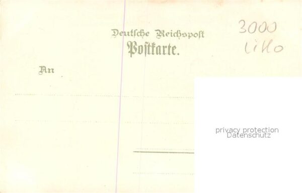 Hannover Vahrenwalder Park Deutsche Reichspost Litho – Bild 2