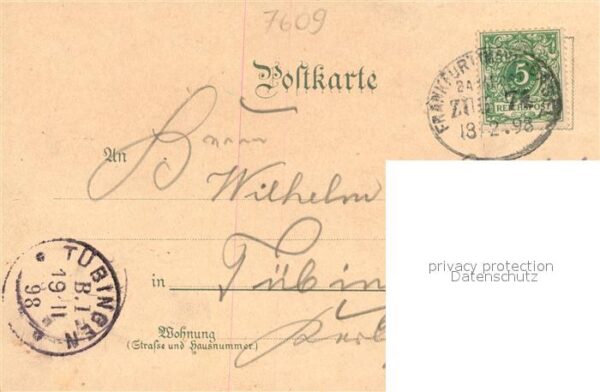 Hofweier Hohberg Gasthaus Bienenzucht Kirche Pfarrhaus Litho – Bild 2