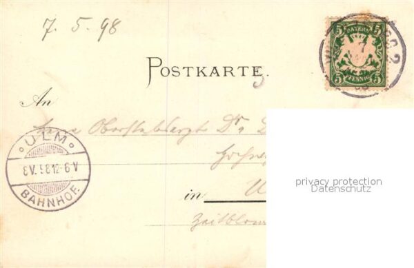 Wuerzburg Buergerspital zum hl. Geist Litho – Bild 2
