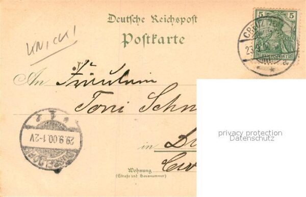 Kreuztal Westfalen Totalansicht Bahnhof Restaurant Deutsche Reichspost Litho – Bild 2