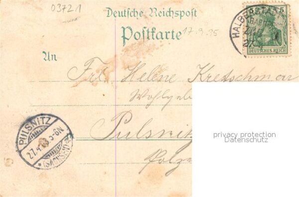 Wienrode Totalansicht Gasthof Deutsche Reichspost Litho – Bild 2