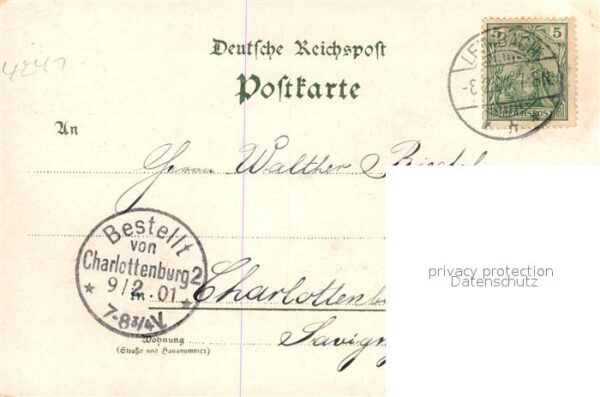 Leimbach Mansfeld Totalansicht Siegesdenkmal Schuetzenhaus Deutsche Reichspost L – Bild 2