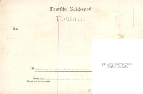Ziegelroda Denkmal Gasthof Foersterei Strassenpartien Deutsche Reichspost Litho – Bild 2