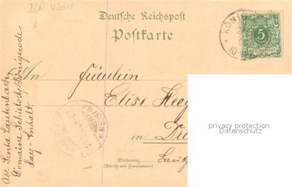 Schielo Harz Totale Gasthof zur gruenen Linde Deutsche Reichspost Litho – Bild 2