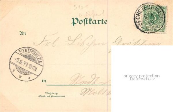 Schellroda Erfurt Hauptstrasse Kirche Kurhaus Litho – Bild 2