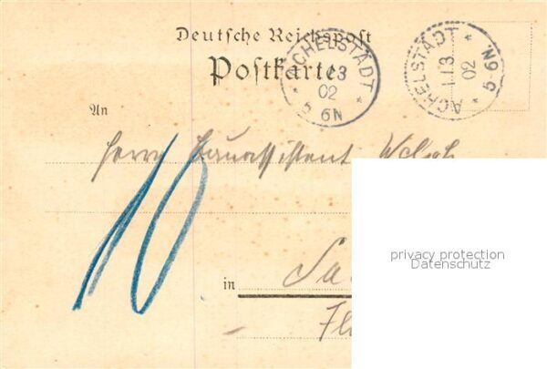 Achelstaedt Totalansicht Gasthaus Kirche Molkerei Saegewerk Deutsche Reichspost – Bild 2