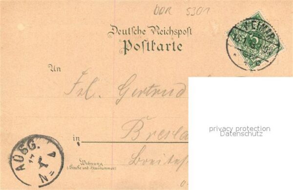 Buchfart Panorama Gasthof Bruecke Felsenschloss Deutsche Reichspost Litho – Bild 2