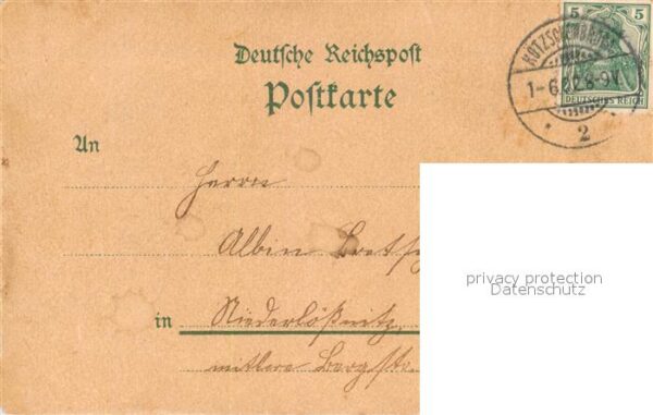 Radebeul Bilz'sche Naturheilanstalt Sanatorium Kurhaus Portrait Deutsche Reichsp – Bild 2