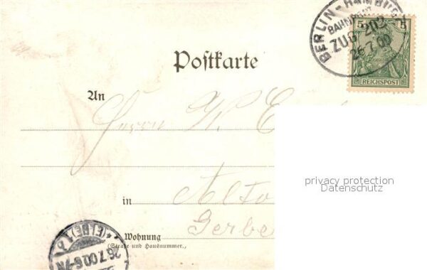 Spandau Gewehrfabrik Garten Speisesaal Litho – Bild 2