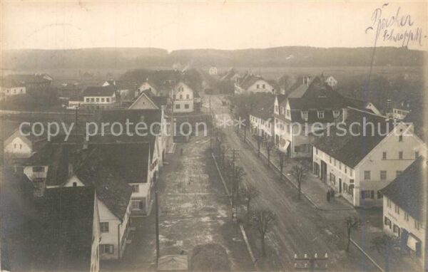 Babenhausen Schwaben Teilansicht Hauptstrasse