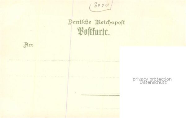 Hannover Vahrenwalder Park Deutsche Reichspost Litho – Bild 2