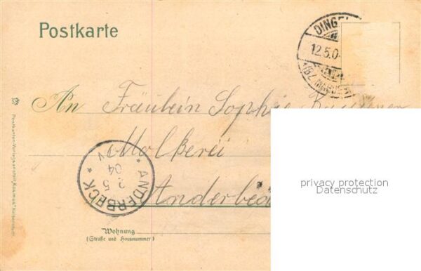 Dingelstedt Huy Totalansicht Kirche Huysburg Bahnhofstrasse Litho – Bild 2