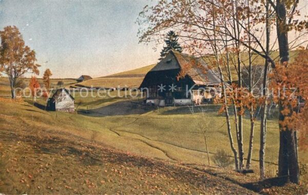 Nussbach Schwarzwald Herbststimmung Schwarzwald Bauernhaus