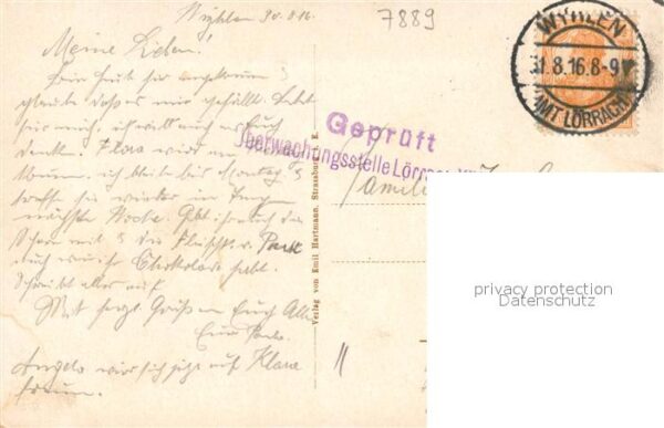 Wyhlen Pension Himmelpforte und Wallfahrtskirche Stempel geprueft – Bild 2
