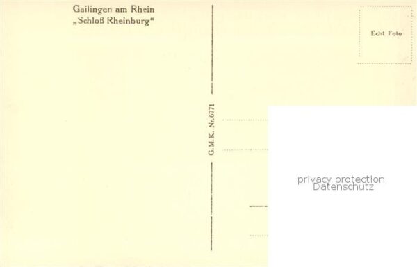 Gailingen Schloss Rheinburg – Bild 2