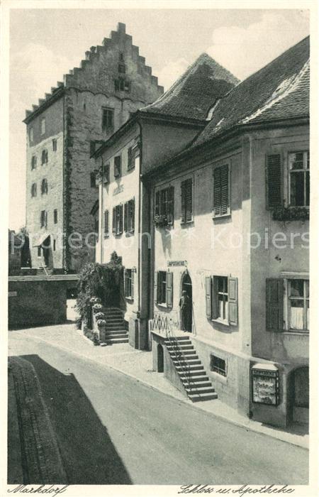 Markdorf Baden Schloss und Apotheke