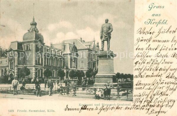 Krefeld Bismarck Denkmal Kreisamt