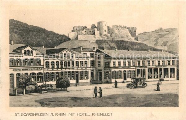 Goarshausen St Hotel Rheinlust Burg