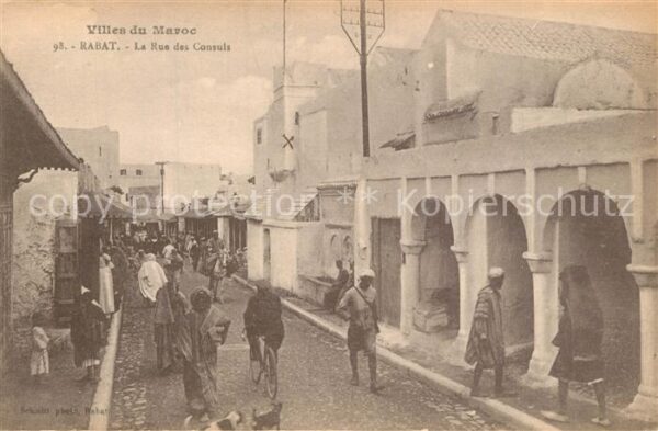 Rabat Marokko La Rue des Consuls