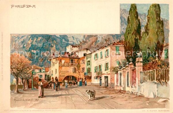 Porlezza Lago di Lugano Strassenpartie