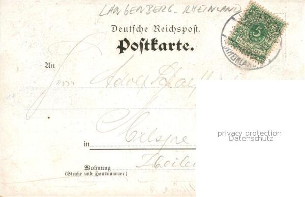 Langenberg Rheinland Musikcorps des Kgl Preus Garde Schuetzen Bataillons – Bild 2