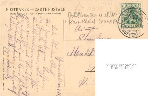 Dahlhausen Wuppertal Restauration von Emil Luckhaus Gruenenthal – Bild 2